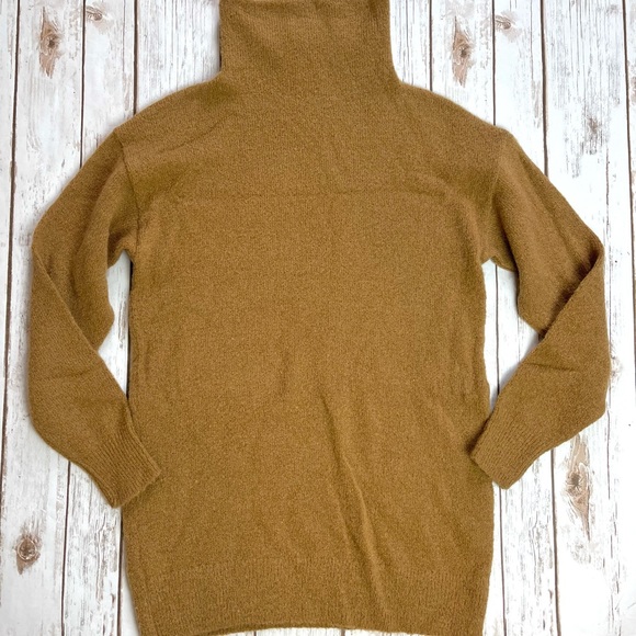 Women’s BP Brown Boucle Turtleneck Tunic Sweater Size S Small EUC - Picture 2 of 4